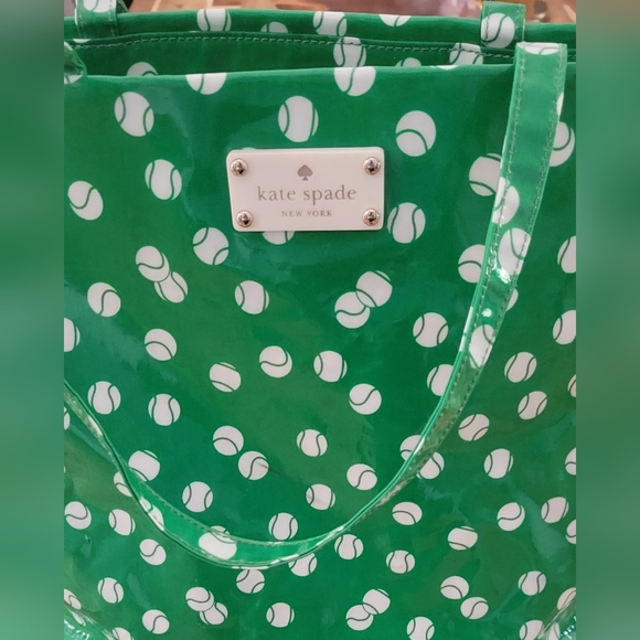 kate spade Bags Rare Kate Spade Tennis Ball Print Tote Poshmark